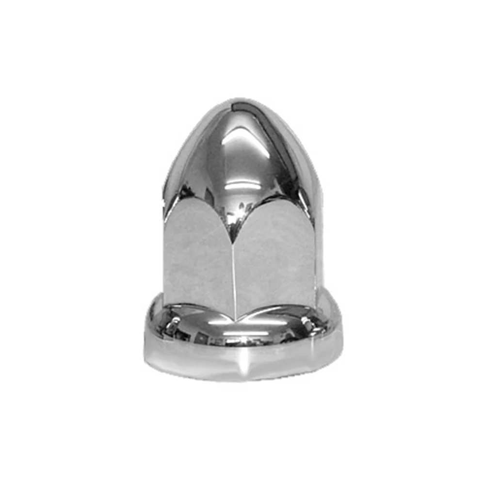1-1/16" Chrome Plastic Bullet Nut Cover - Push On