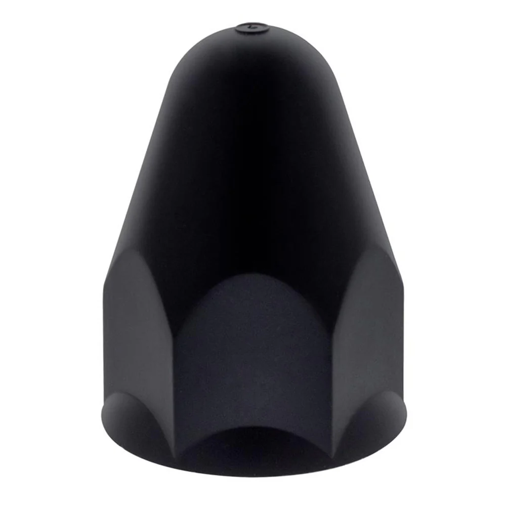 1-1/2" Black Matte Bullet Nut Cover Push On - Image 2