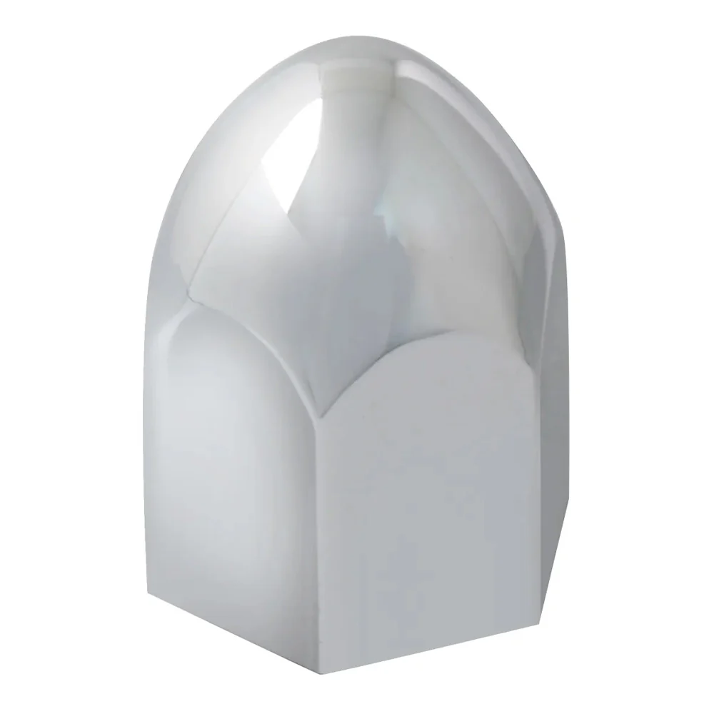 1-1/2" Chrome Plastic Bullet Nut Cover - Push On