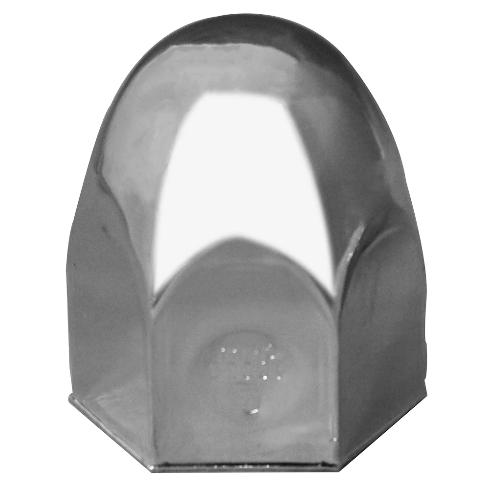 1-1/2" Chrome Steel Bullet Nut Cover - Push On