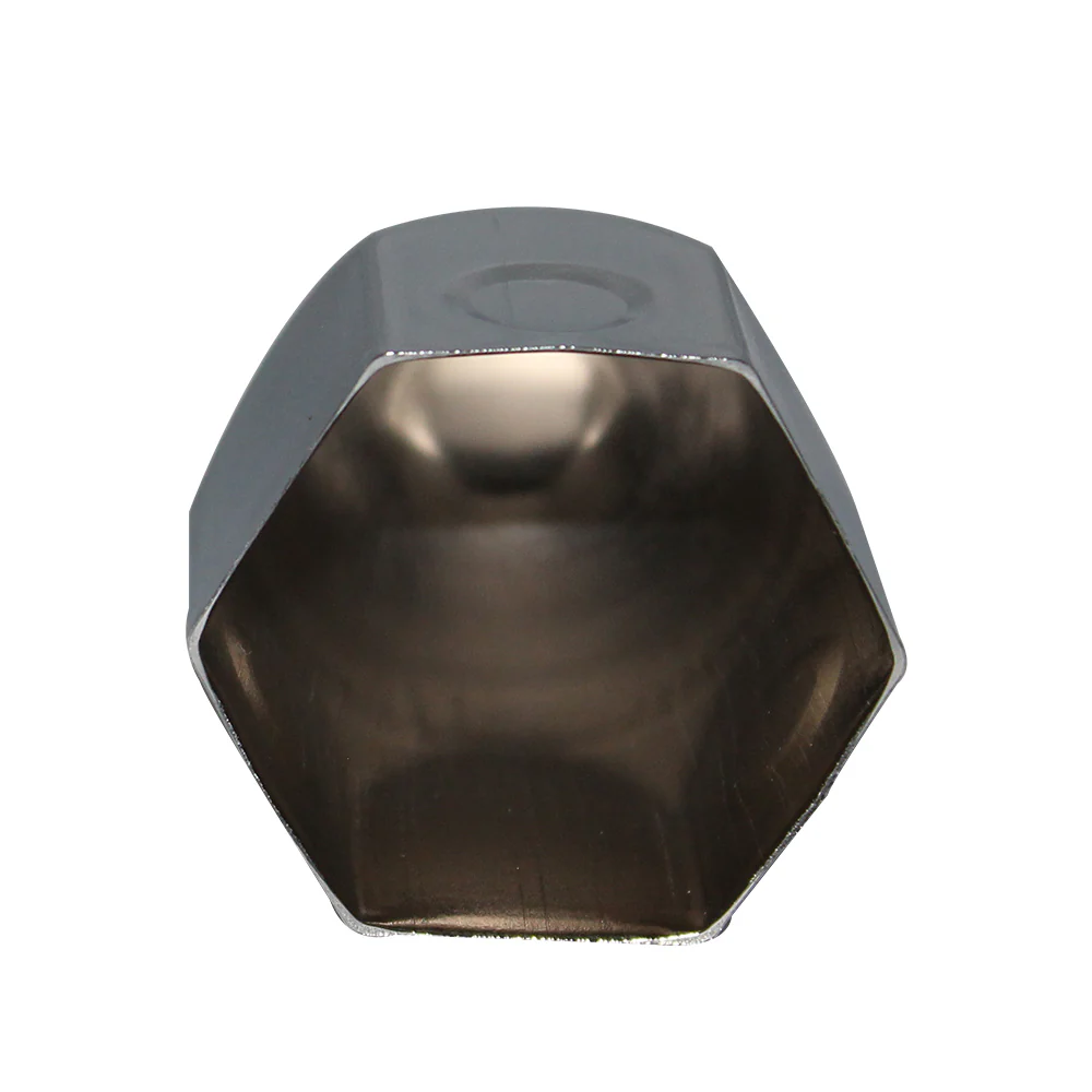 1-1/2" Chrome Steel Bullet Nut Cover - Push On - Image 2