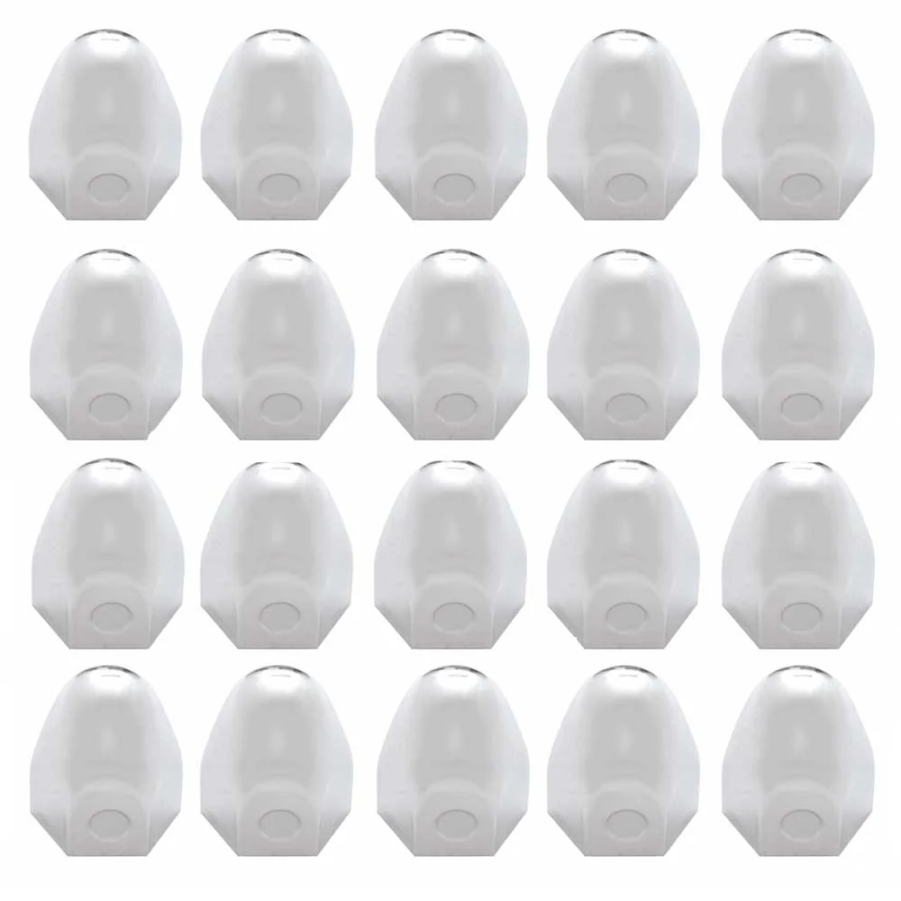 1-1/2" Stainless Steel Bullet Nut Cover - Push On 20PK