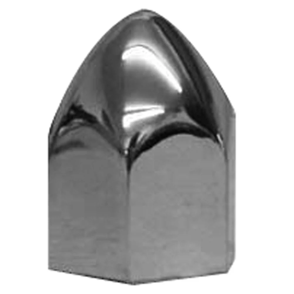 1-1/4" Chrome Plastic Nut Cover - Push On