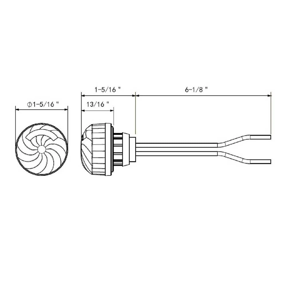 1-1/4" Round LED Marker Light - Image 8