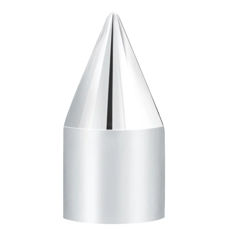 1 1/8" Chrome Plastic Spike Nut Cover - Push On - Image 2