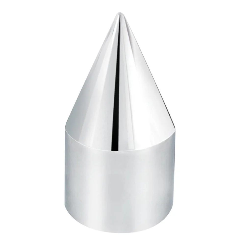 1 1/8" Chrome Plastic Spike Nut Cover - Push On - Image 3