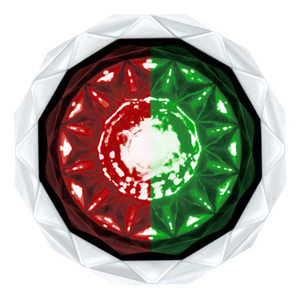 1-1/8" Double Fury 4 LED Crystal Watermelon Clear Lens - Image 8