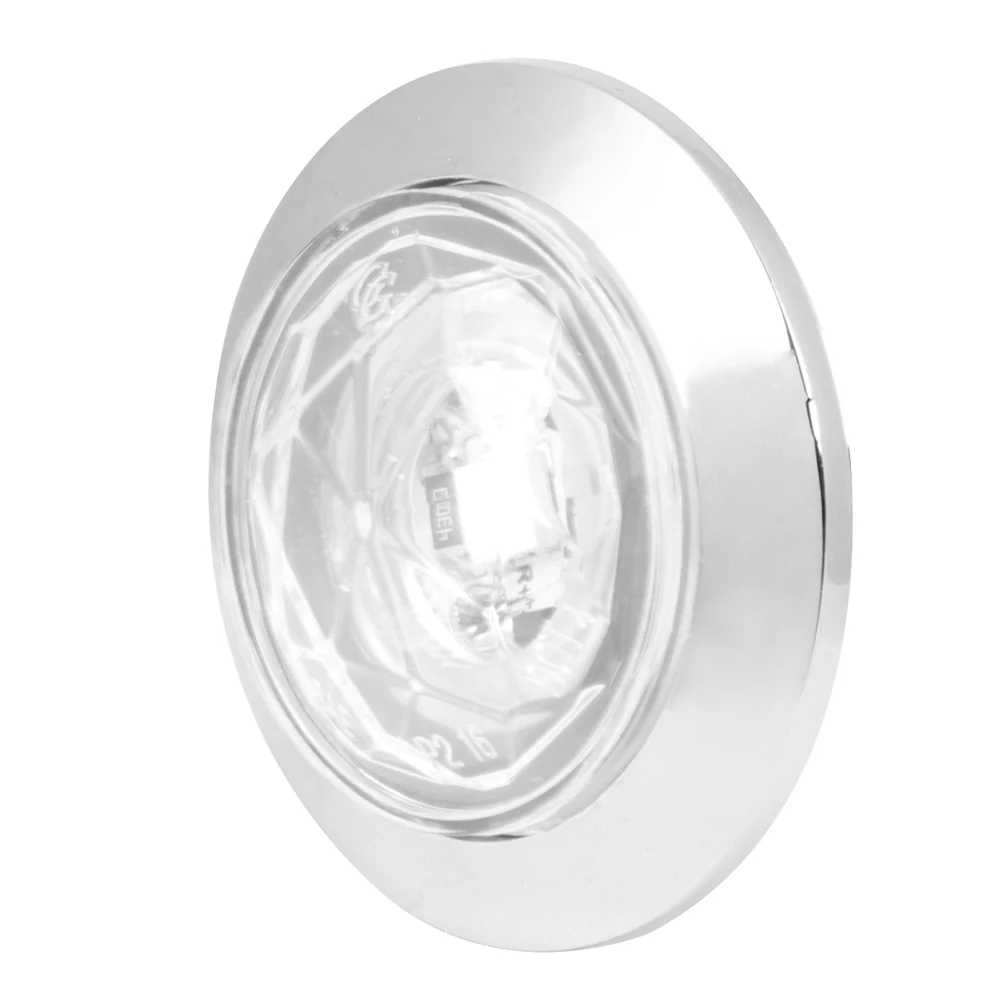 1" 1 LED Diamond Lens Dual Function Light with Bezel - Image 5