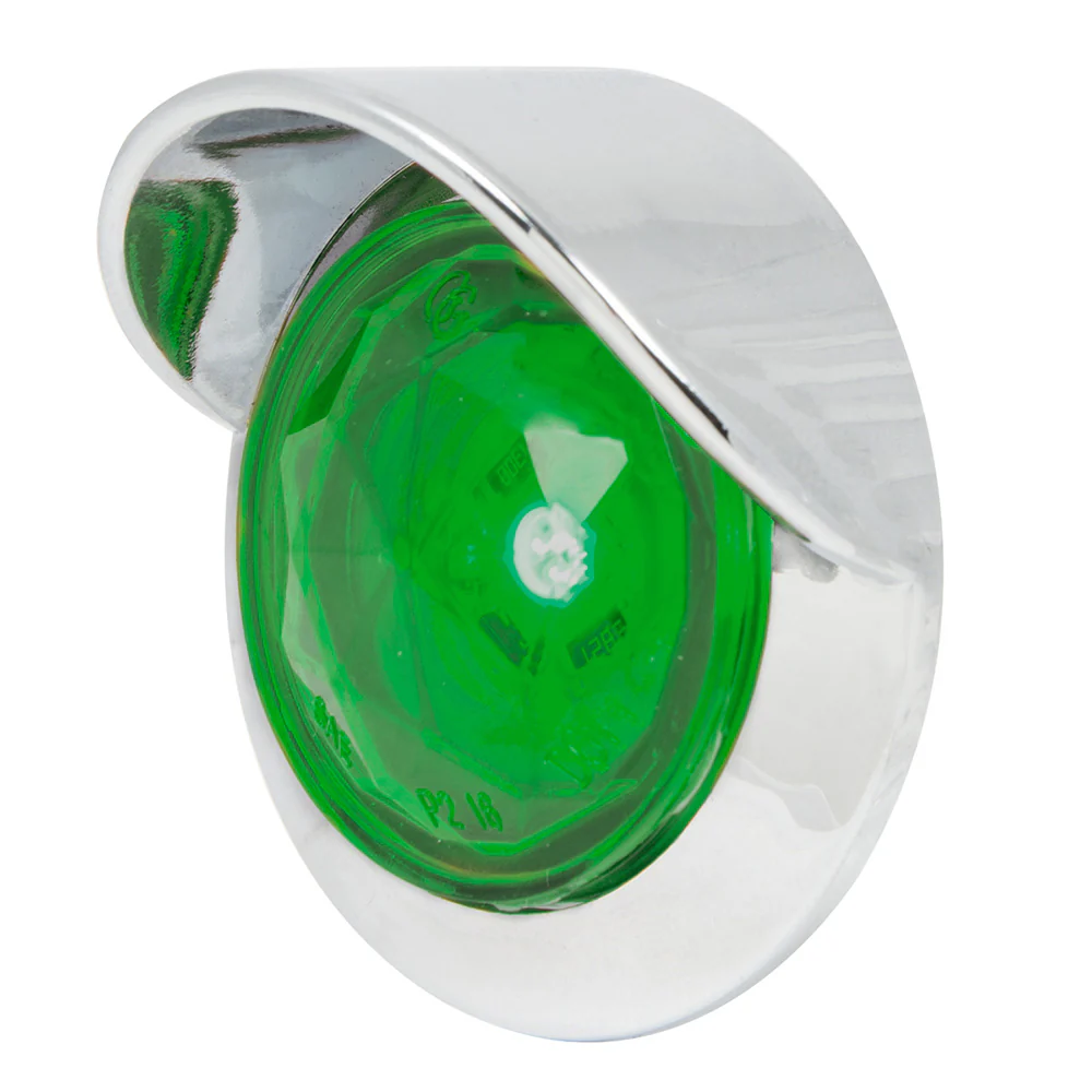 1" 1 LED Diamond Lens Dual Function Light with Bezel & Visor - Image 4