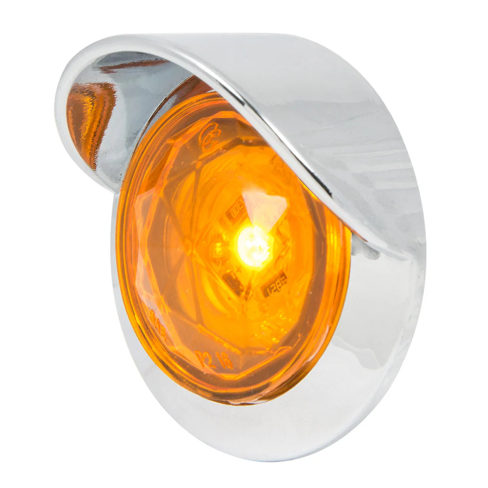 1" 1 LED Diamond Lens Dual Function Light with Bezel & Visor - Image 6