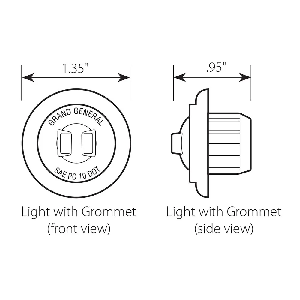1" 1 LED Wide Angle Dual Function Mini Light - Image 4