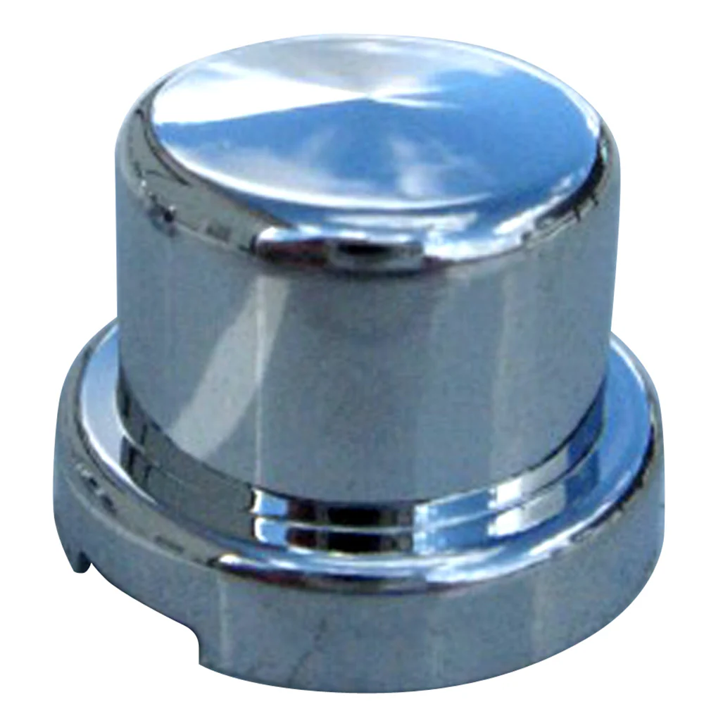 1/2" Chrome Plastic Top Hat Nut Cover - Push On