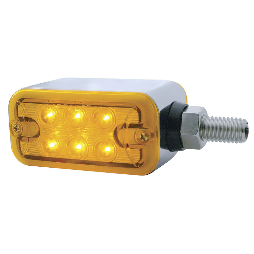 1.5" 6 LED Rectangular Double Face Light
