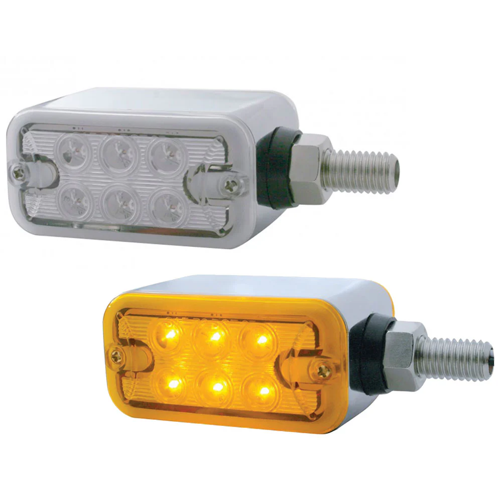1.5" 6 LED Rectangular Double Face Light - Image 2