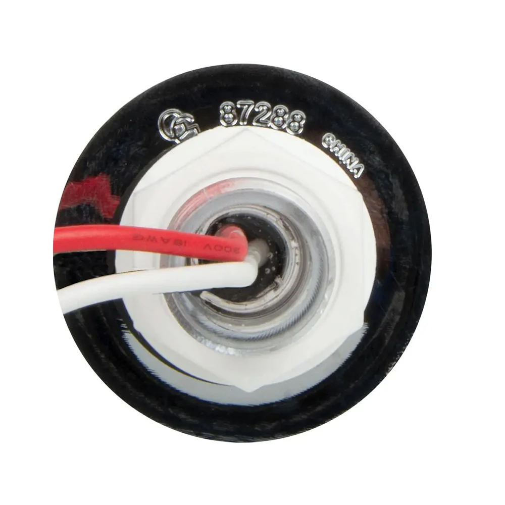 1" Bowtie Smoke Lens LED with Chrome Plastic bezel - Image 4