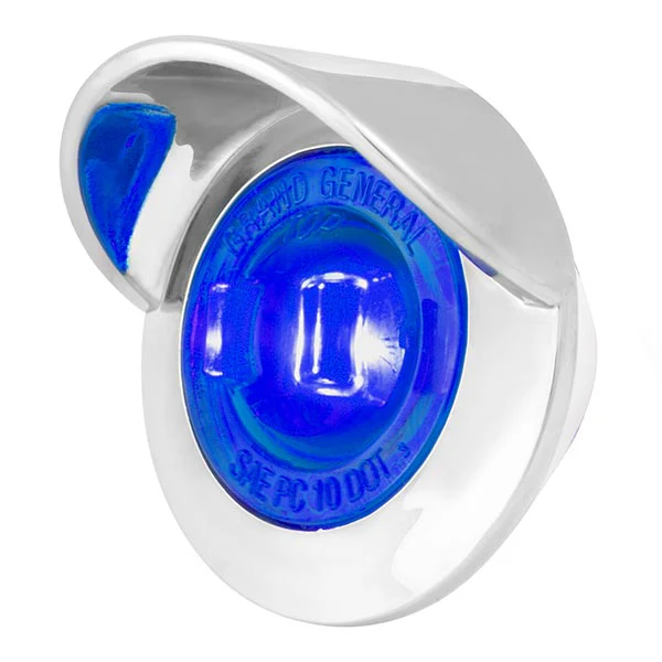 1" Dual Function Mini LED Light with Chrome Bezel & Visor - Image 6