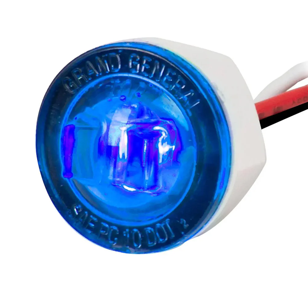 1" Dual Function Mini Push/Screw Wide Angle LED Light with Smoke Lens - Image 3