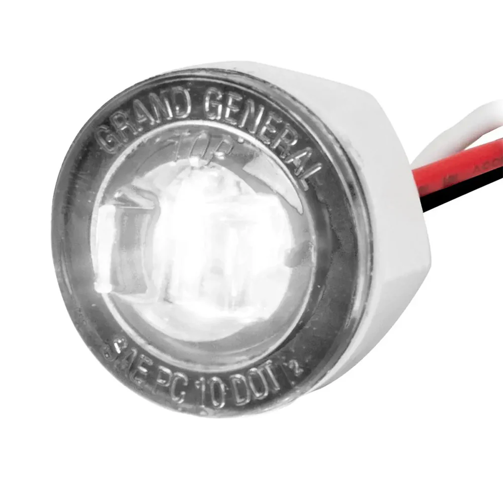 1" Dual Function Mini Push/Screw Wide Angle LED Light with Smoke Lens - Image 5