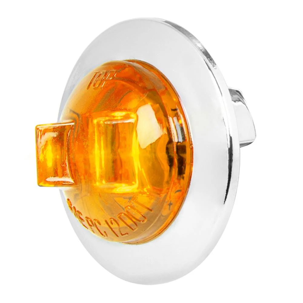 1" LED Dual Function Wide Angle Mini Light with Chrome Bezel - Image 4