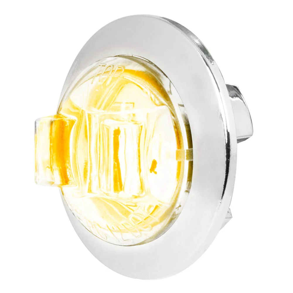 1" LED Dual Function Wide Angle Mini Light with Chrome Bezel - Image 5