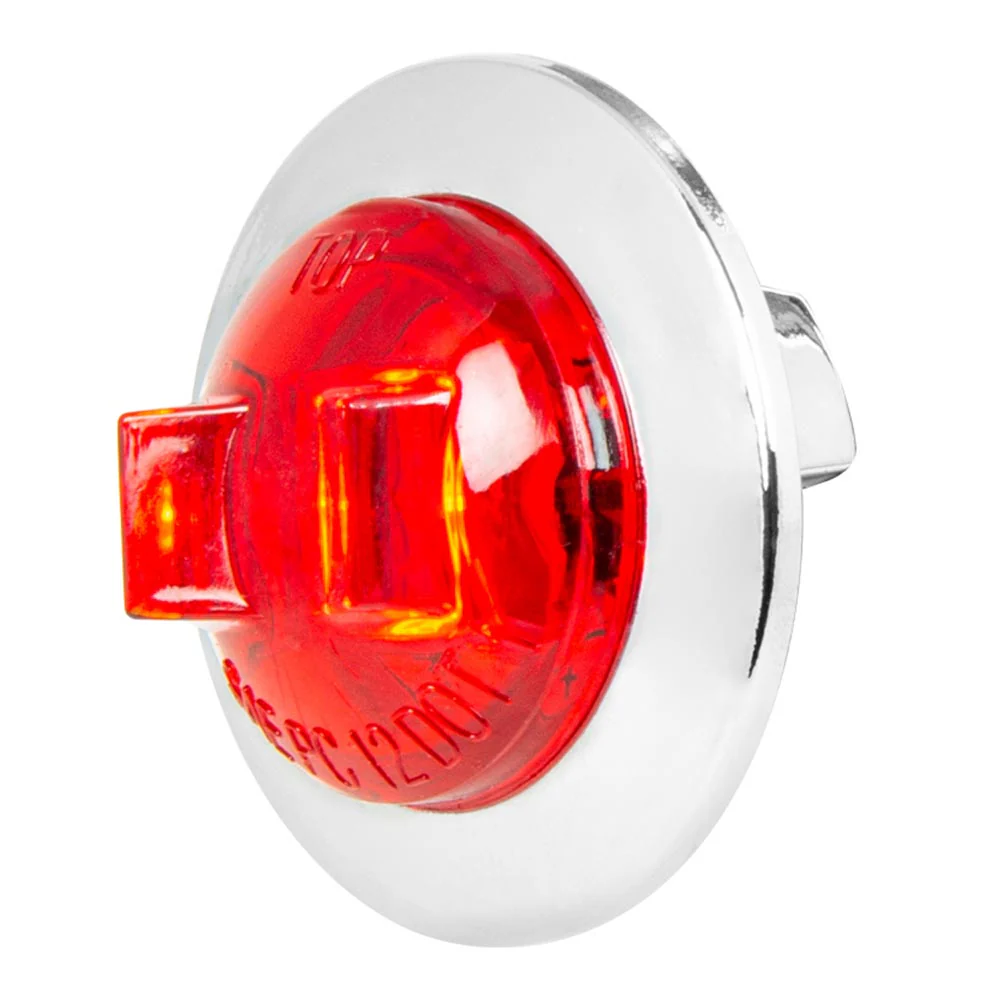 1" LED Dual Function Wide Angle Mini Light with Chrome Bezel - Image 6