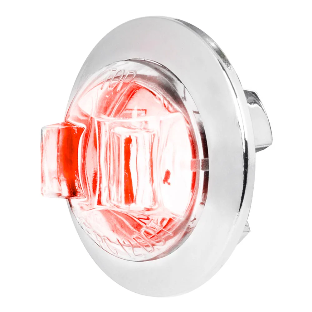 1" LED Dual Function Wide Angle Mini Light with Chrome Bezel - Image 7