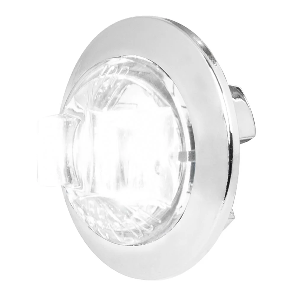 1" LED Dual Function Wide Angle Mini Light with Chrome Bezel - Image 8