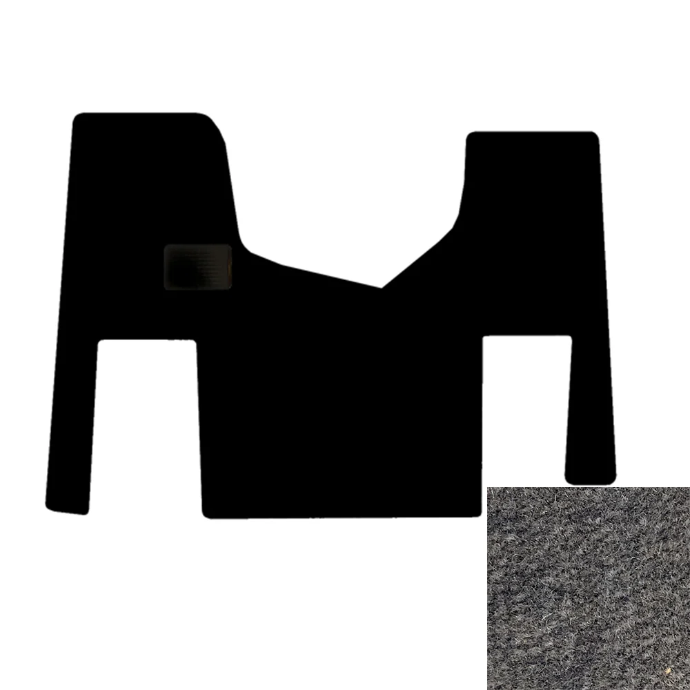 1-Piece Premium Floor Mat for Freightliner Cen/Cor/Col in Gray
