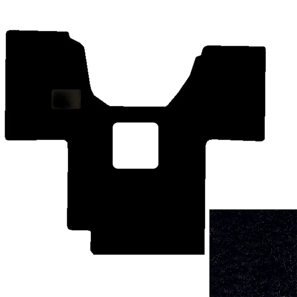 1-Piece Premium Floor Mat for Freightliner Coronado 2011 in Black