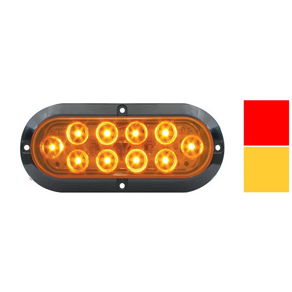 10 LED Surface Mount Oval Mega Light