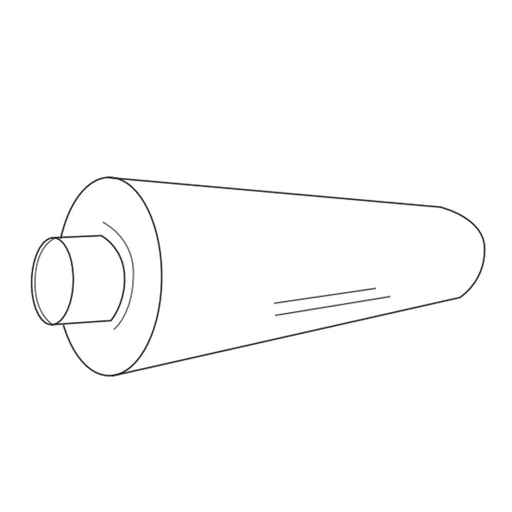 10" x 36", 5" ID Aluminized Muffler