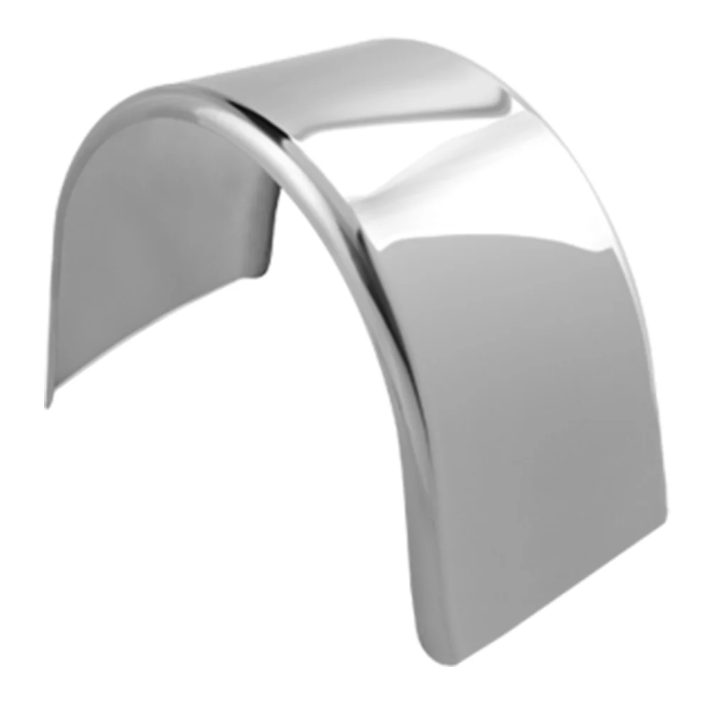 100" 430 Stainless Steel Ultimate Low Single Axle Fenders with Mounting Kit