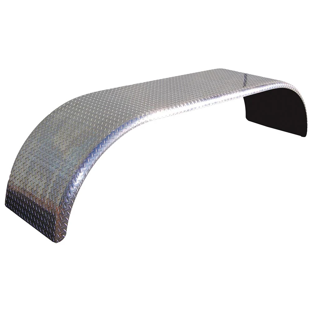 105" Diamond Plate Full Tandem Double Radius Fender - Image 2