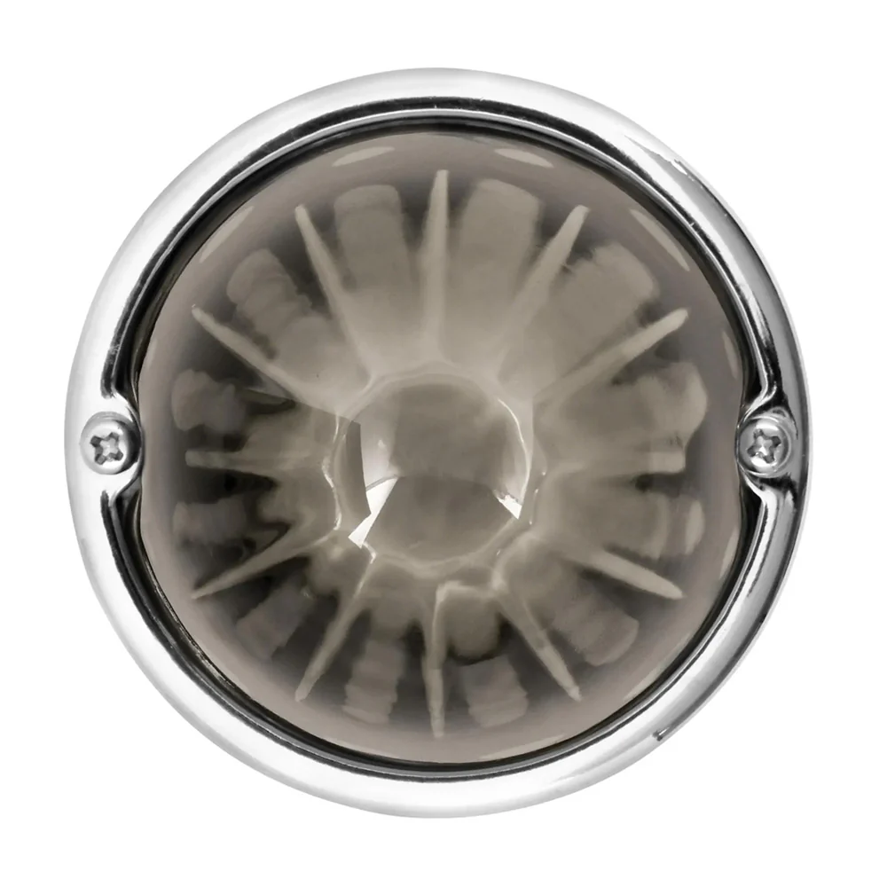 1156 Smoke Regular Watermelon Lens Polished Stainless Steel Base Light Kit - Image 4