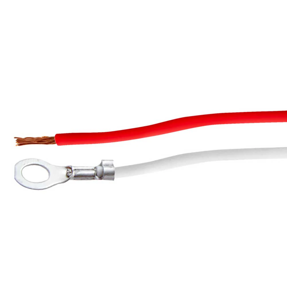 12" 2 Wire Pigtail with 2 Prong Straight Plug - 50 Pack - Image 4