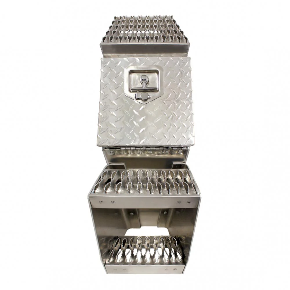 12" Aluminum Step Saddle Box
