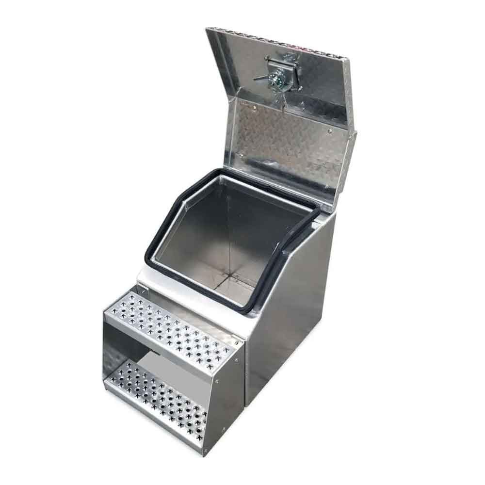 12" Big Mouth Checker Plate Step Box - Image 2