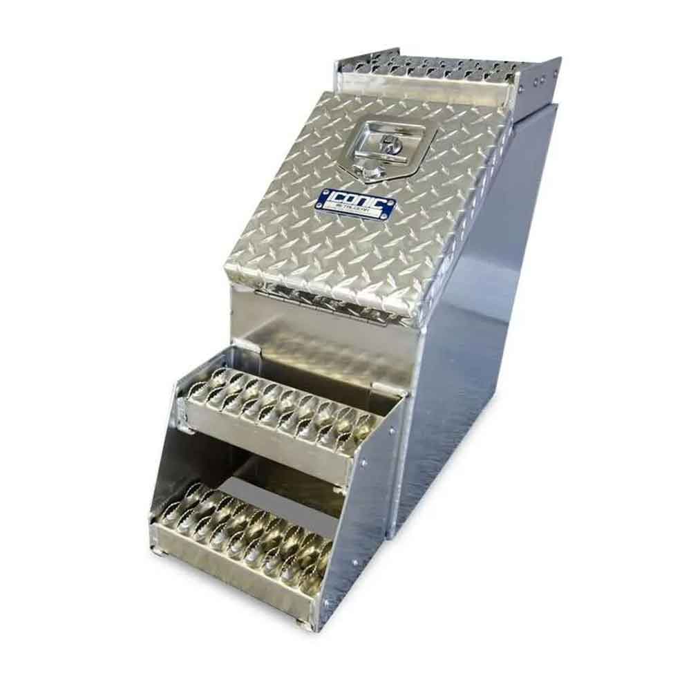 12" Checker Plate Step Box