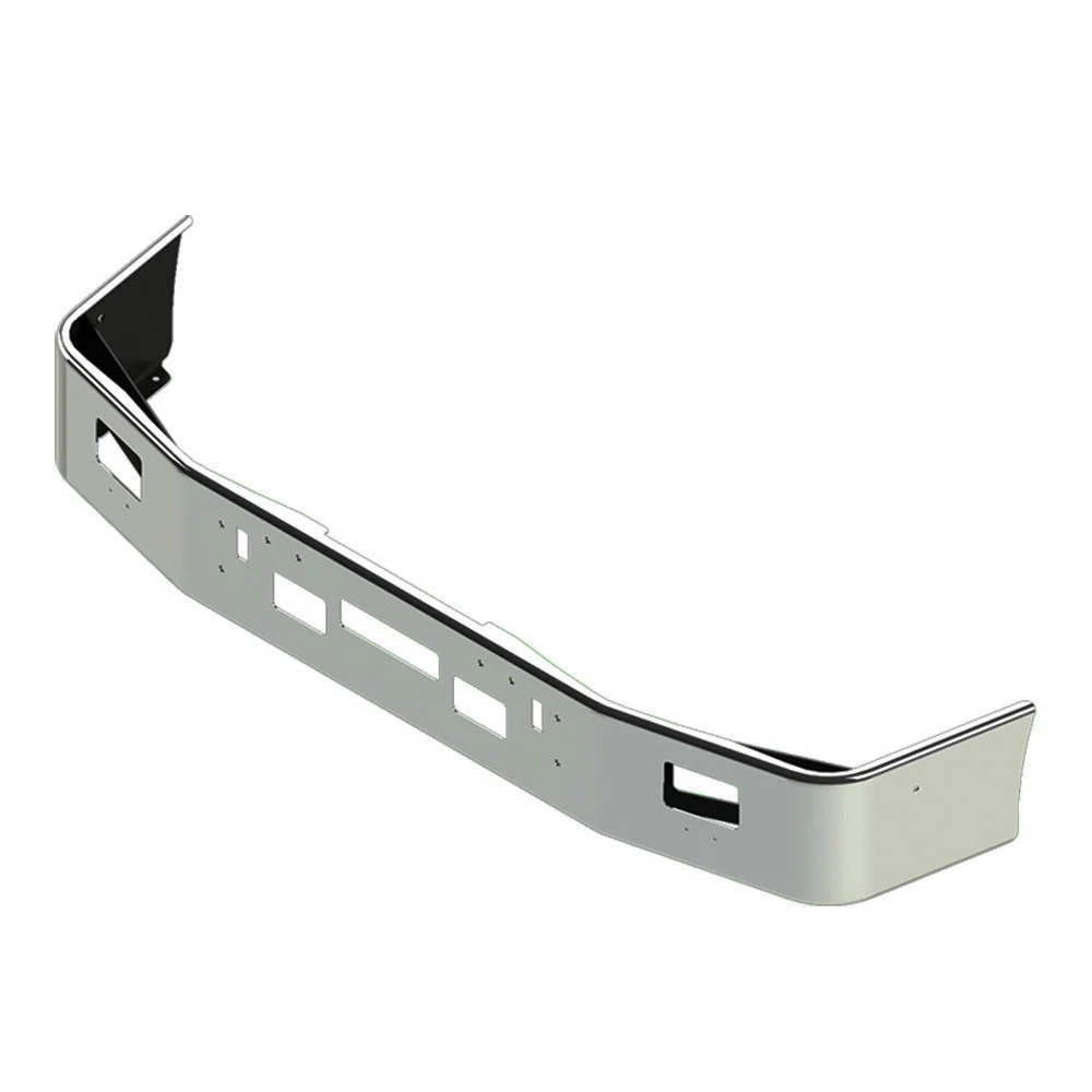 12" Chrome Bumper for Freightliner FLD112, FLD120 - Image 2