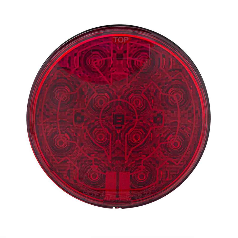 12 LED 4" Round Light with Heated Lens - Image 2