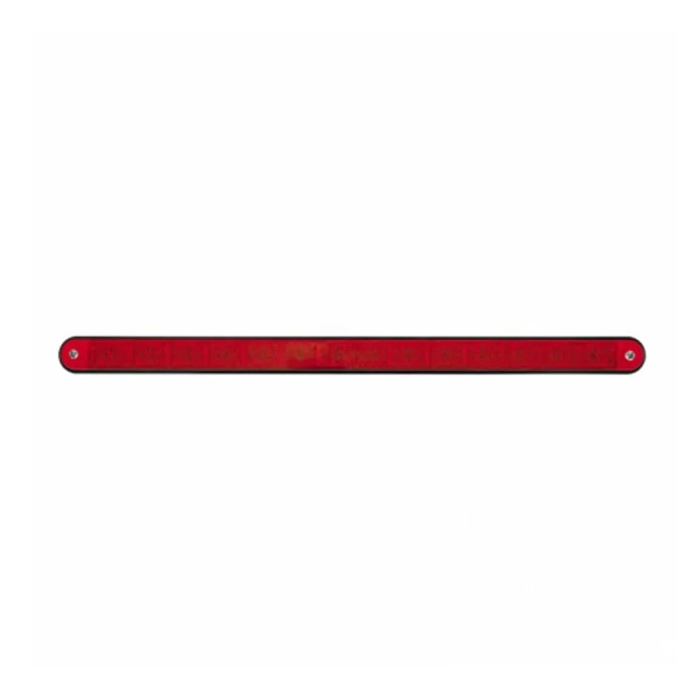 12" Light Bar with Black Housing and 14 Red LEDs - Image 2