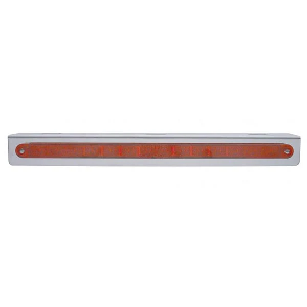 12" Red 14 LED S/T/T Light with Stainless Bracket