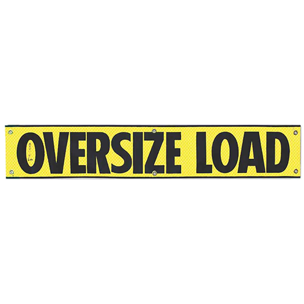 12" x 72" High Intensity Reflective Oversize Load Banner