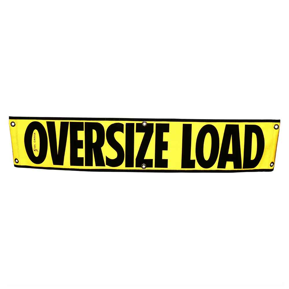 12" x 72" Reflective High Intensity Oversize Load Banner