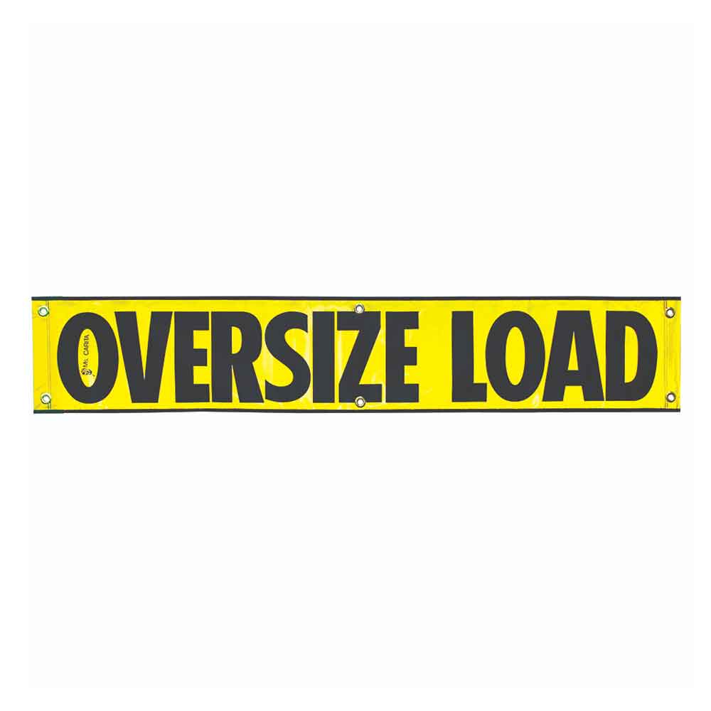 12" x 72" Reflective Oversize Load Banner