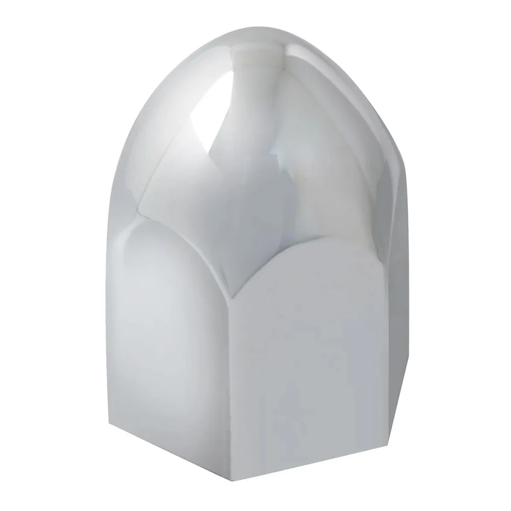 13/16" Chrome Plastic Bullet Nut Cover - Push On