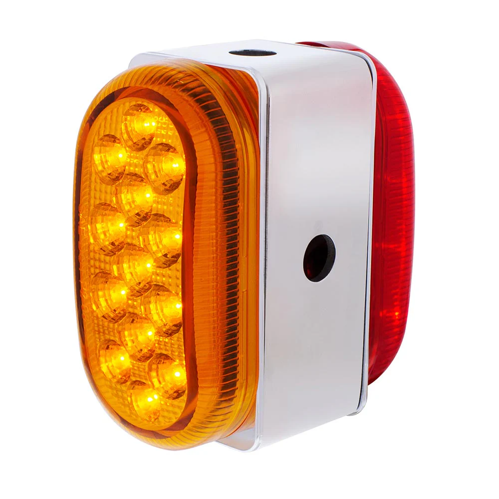 13 LED Double Face Mirror Mount Dual Function Light