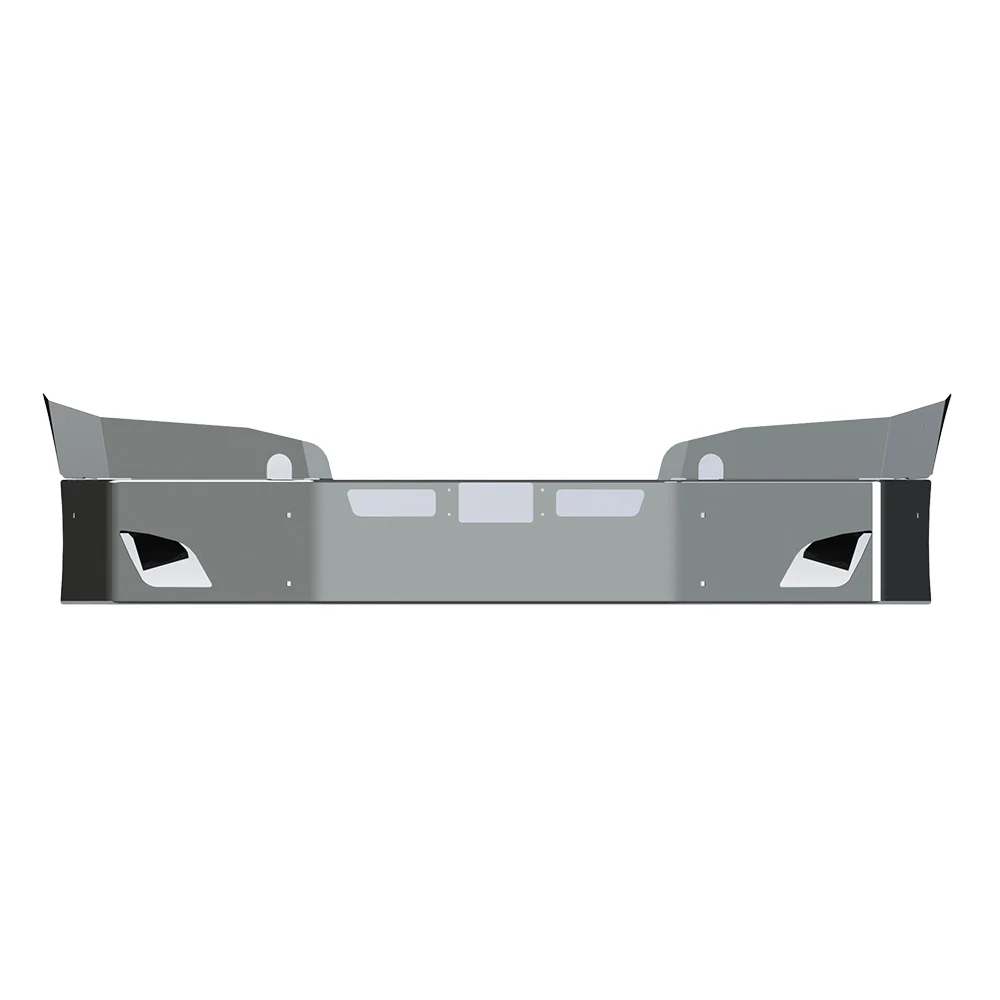 14" FL Cascadia Chrome Bumper with Fogs, Tow, Vents and Radar - Image 2