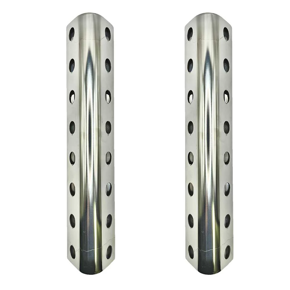 14" Rounded Filter Light Panel with Eight 3/4" Light Holes - Pair