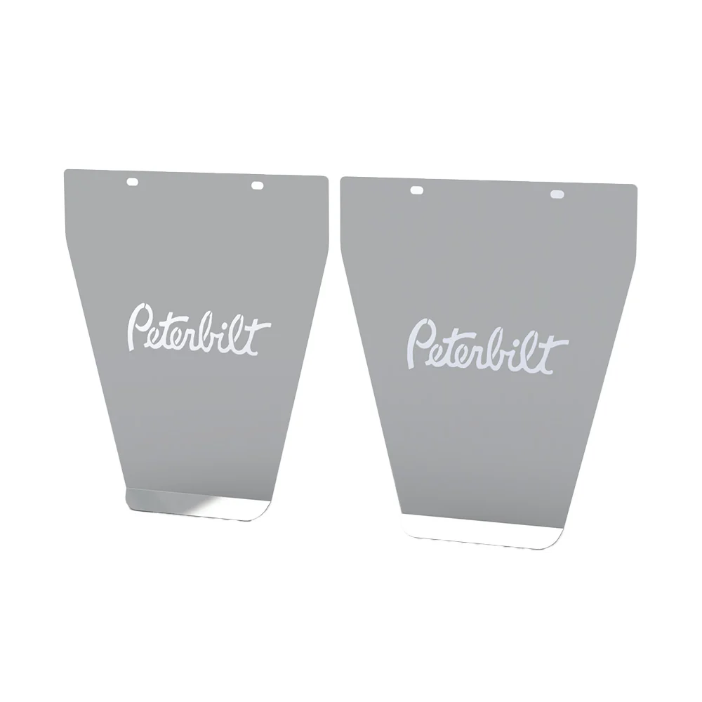 14" X 17" Stainless Steel Peterbilt Engraved Anti Sail Weight